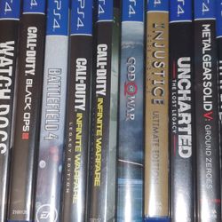 PS4 Video Games $15 EACH (READ DESCRIPTION)