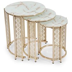 Coffee Table 3pc White