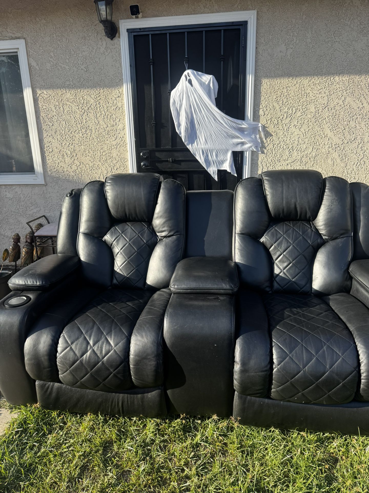 leather recliner couch