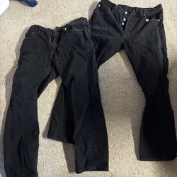 Levi’s Jeans 501 And 505 34x30