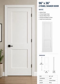White pine prime door36 x96 😍