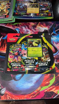 Pokemon Perfect Order Chikorita Promo 3x Pack Blister