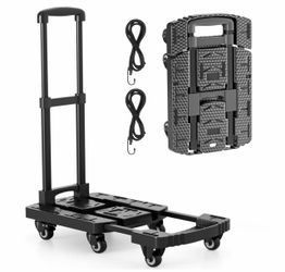 Folding Hand Truck / Dolly Cart – 500 lb Capacity