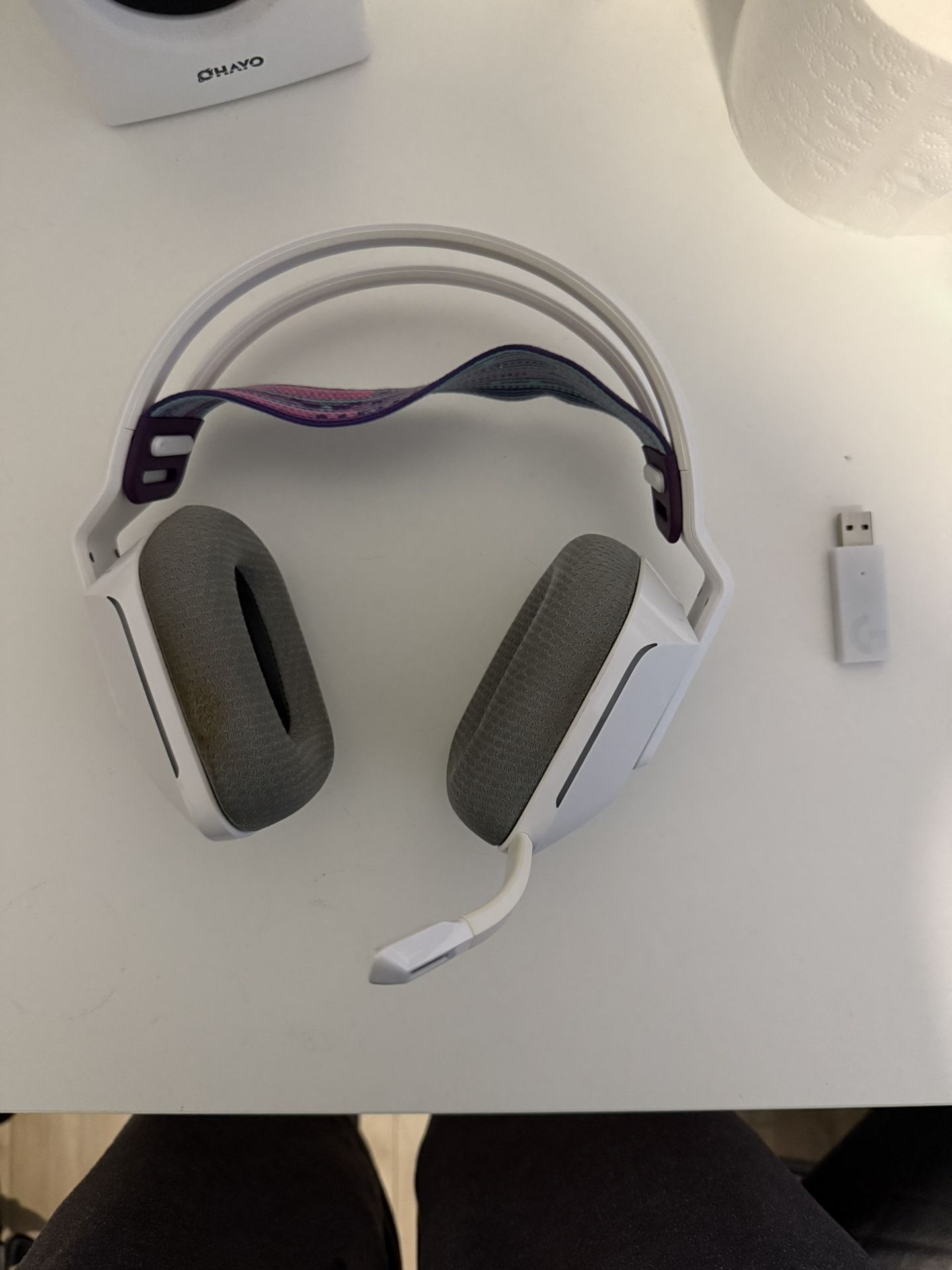 Logitech G733 LIGHTSPEED Wireless RGB Gaming Headset - White