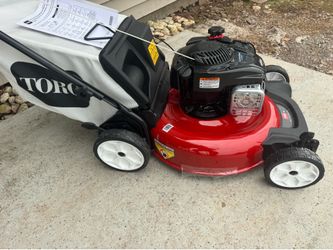 Brand New Toro Recycler Self Propelled Mower 140cc Engine.