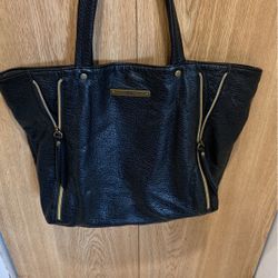 Vans Off The Wall Black Leather Purse