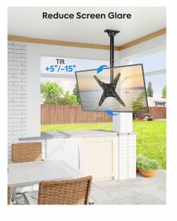 MOUNTUP Outdoor Ceiling TV Mount for 26"- 65" TVs
