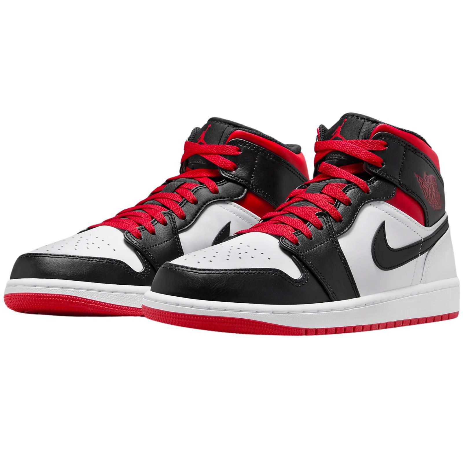 New Nike  Air Jordan 1 Black White Red Men’s SZ 10