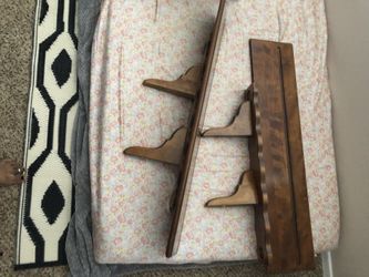 Brown Crates and Pallet Wood Shelf
