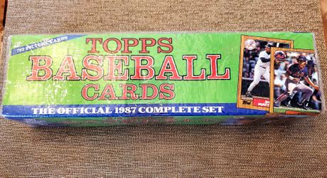 1987 Topps Baseball Complete Set (792) Barry Bonds Will Clark Rookies

