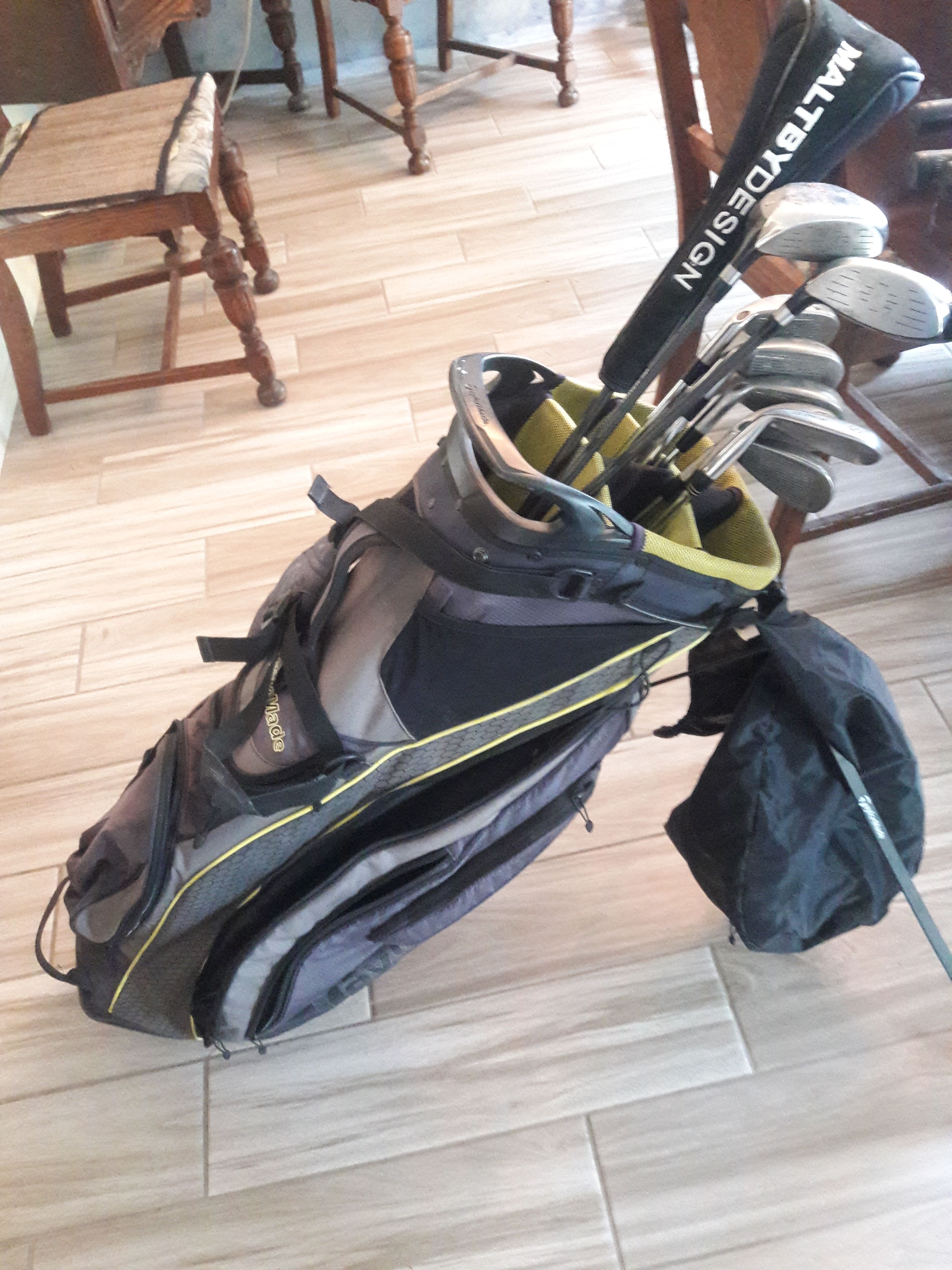 Golf clubs full set /w bag.DCW tour series irons & Matby woods.