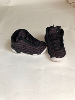 Air Jordan Toddlers Girls Horizon GT black white vivid pink shoes
