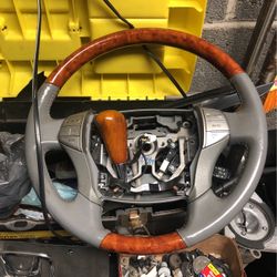 Toyota Wood Steering Wheel 