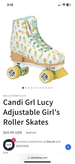 Adjustable Roller Skates Youth 3 Thru Women Size 6