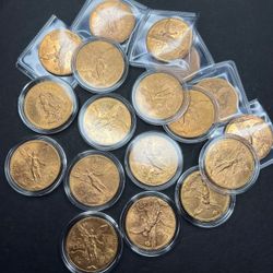 50 Pesos Mexican Gold Coin Centenarios
