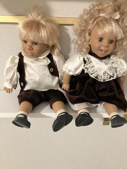 Brother and sister dolls