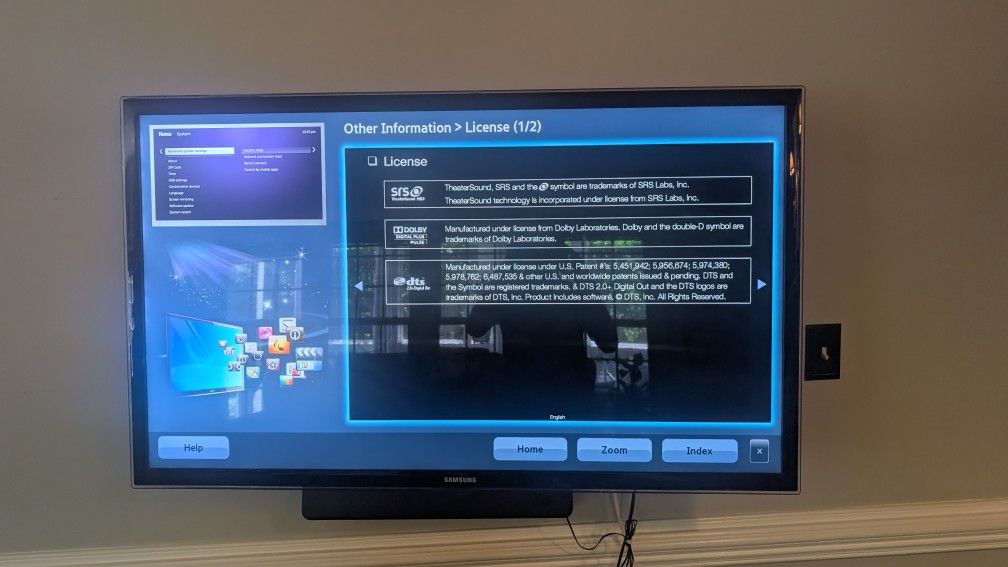 Samsung Smart TV - 55 Inch+ Boss Speaker+Wall Mount