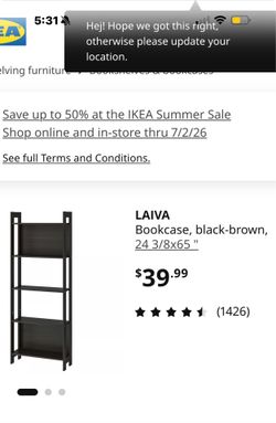 IKEA bookshelves