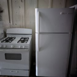 Fridge n gas stove