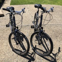 Two Adult Trek Bicycles  