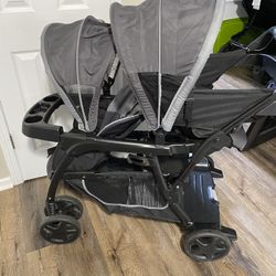 Double Stroller  - Adjusts With Age 
