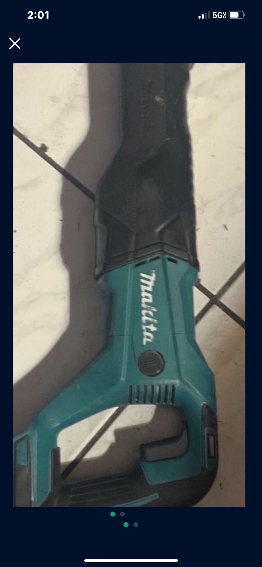 Makita Sawzal And Charger
