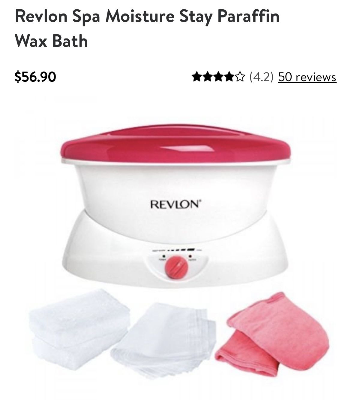 Revlon Spa Moisture Stay Paraffin Wax Bath