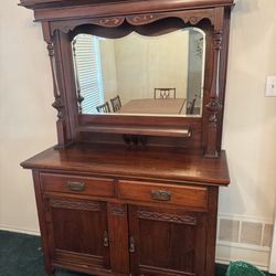 Buffet Cabinet with Mirror