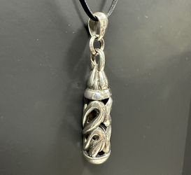 Chrome Hearts Cross Sculpted Totem Pendant / Keychain 