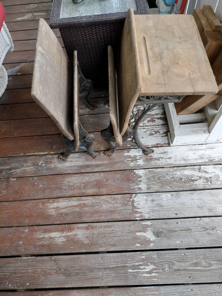 2 antique Desks