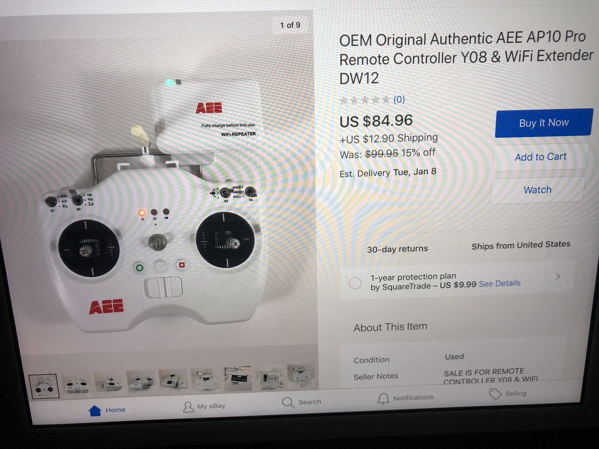 AEE AP10 PRO Remote Controller