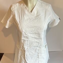 Cherokee White Scrub Top 