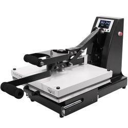 15x15 Auto Open Heat Press w/ Slide Out Drawer