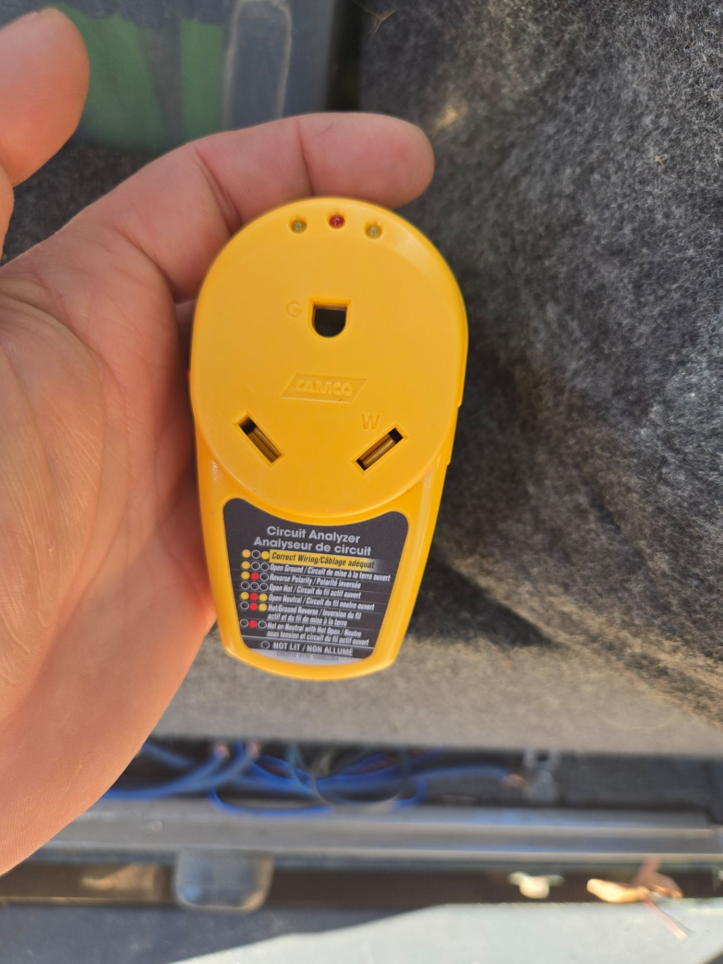 30 amp camper rv plug tester