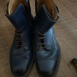 Gucci Leather Boots With Extra Lace