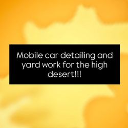 Mobile Car Detailing And Yard Work