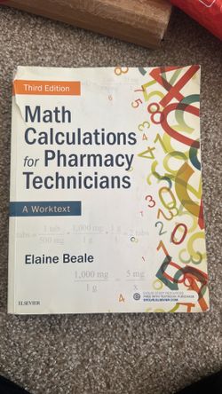 Math calculations for pharmacy tech