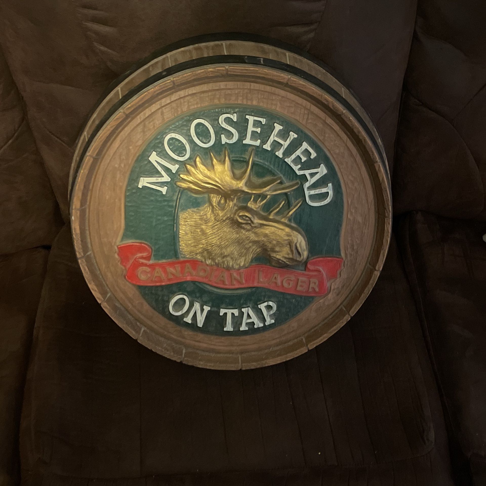Moosehead Barrel Tap Decoration