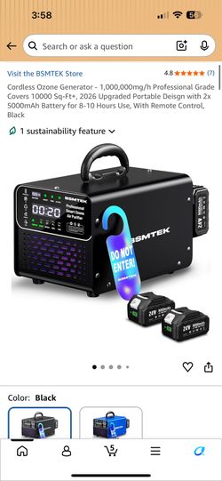 Smart ozone air purifier