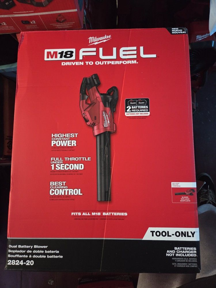 Milwaukee Duel Batterie Blower