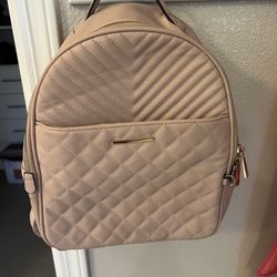 Peach Backpack Purse