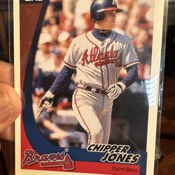 POST Cereal 1993 Chipper Jones Via I 