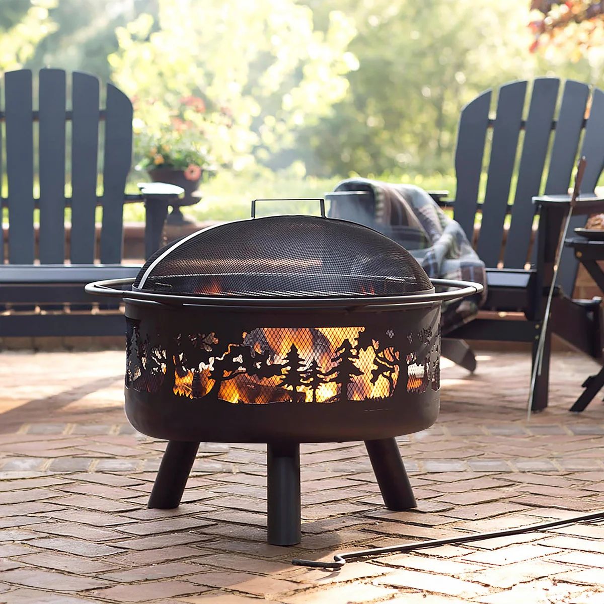 37 In wood-burning fire pit, timberline fire, pit, plow, and hearth brand new
