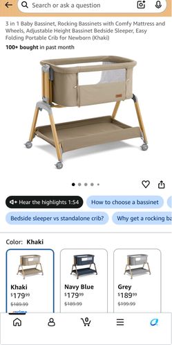 Jimglo bassinet $100