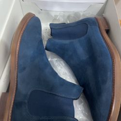 Steve Madden Navy Chelsea Boot