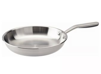 IKEA SENSUELL 11" Stainless Steel Frying Pan – Heavy Duty Clad Cookware