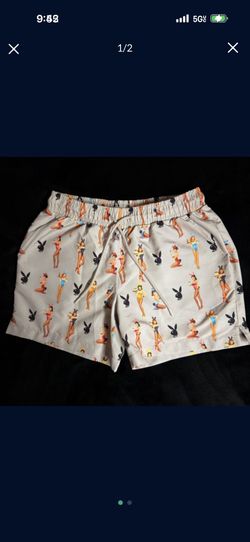 Mens Playboy Swim Trunks