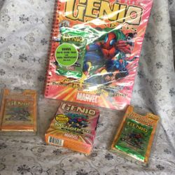 Collectible Genio Card Collector Album Plus 9 Card Packs