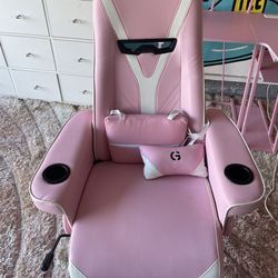 Pink Gamer Chair