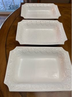Set of 3 Italian serving bowls